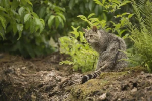 Wildkatzen im Naturpark Lahn-Dill-Bergland (Foto: © Helmut Weller CC BY-SA 4)