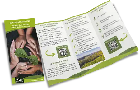 Infoflyer "Ehrensache Natur" als PDF herunterladen Infoflyer "Ehrensache Natur" als PDF herunterladen