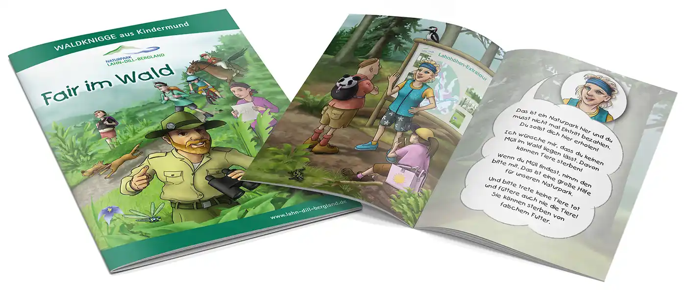 Den Waldknigge des Naturparks Lahn-Dill-Bergland als PDF herunterladen